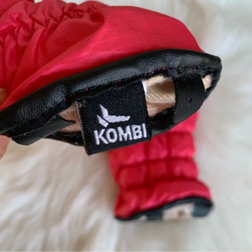 Kombi Womens Hot Pink Puffy Gloves Size Medium